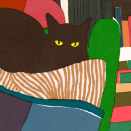 Black cat by Martiszu — detail